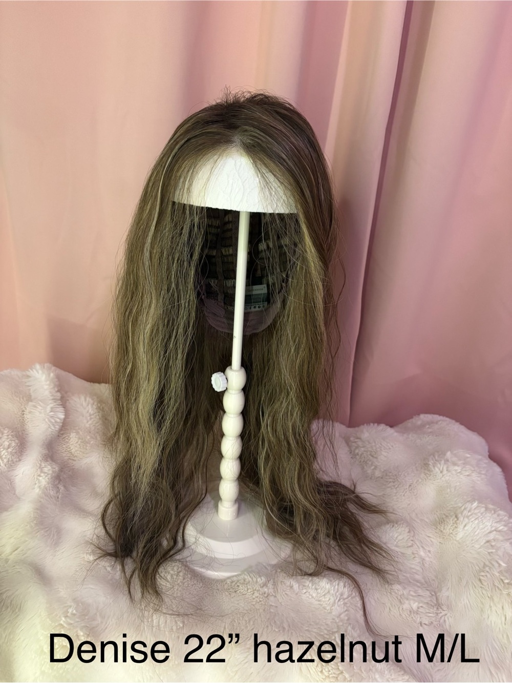 JB Extensions synthetic wig Denise 22 Hazelnut M\L w precut snowflake lac
